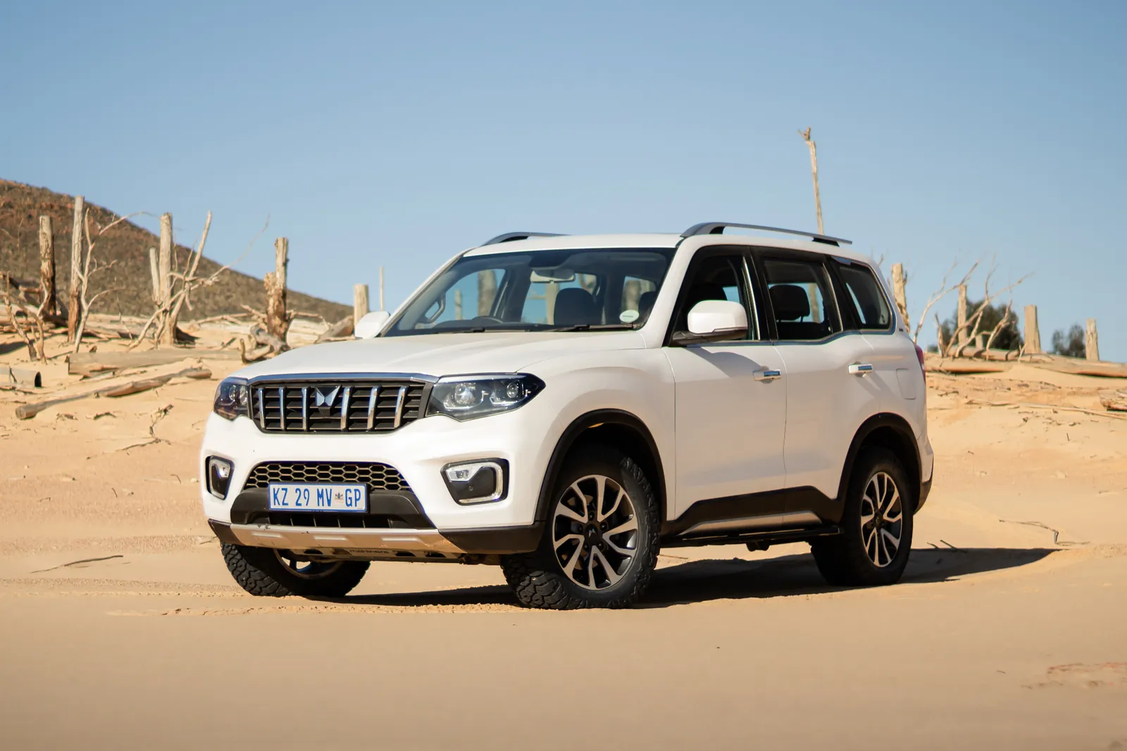 Mahindra Scorpio N, front three-quarter
