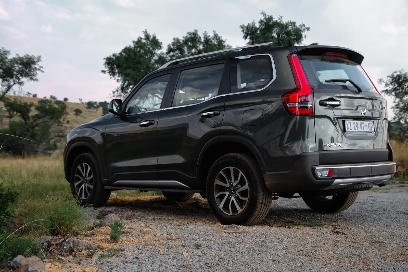 Mahindra Scorpio N, rear three-quarter