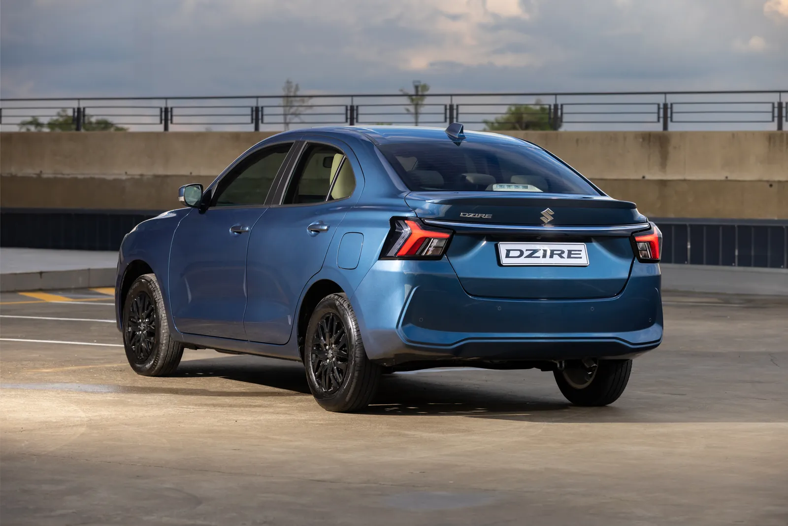 Suzuki Dzire, rear three-quarter