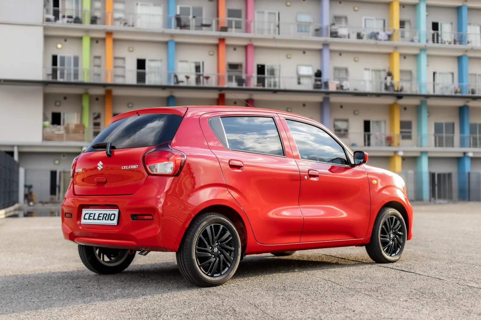 Suzuki Celerio, rear three-quarter