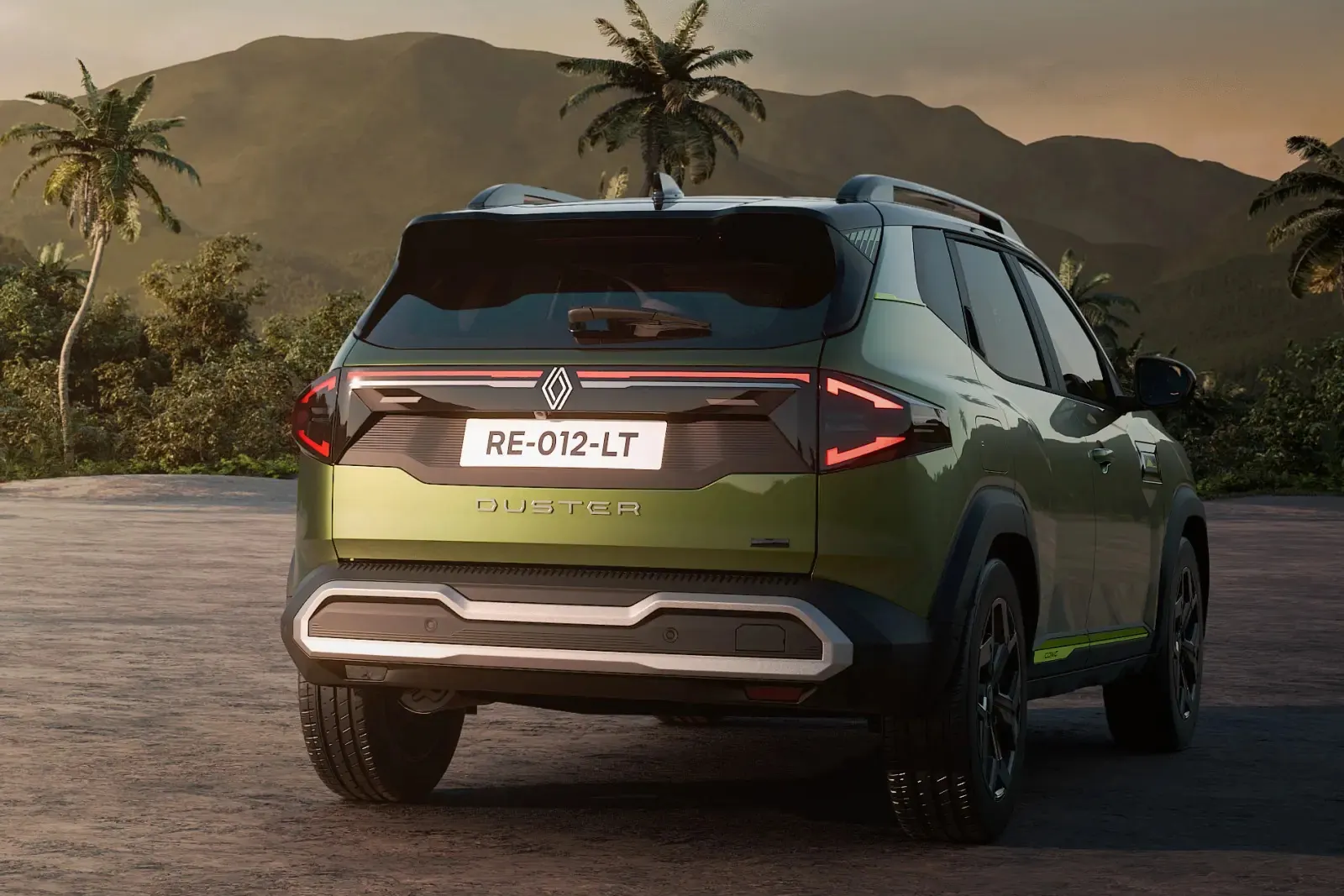 Renault Duster, rear
