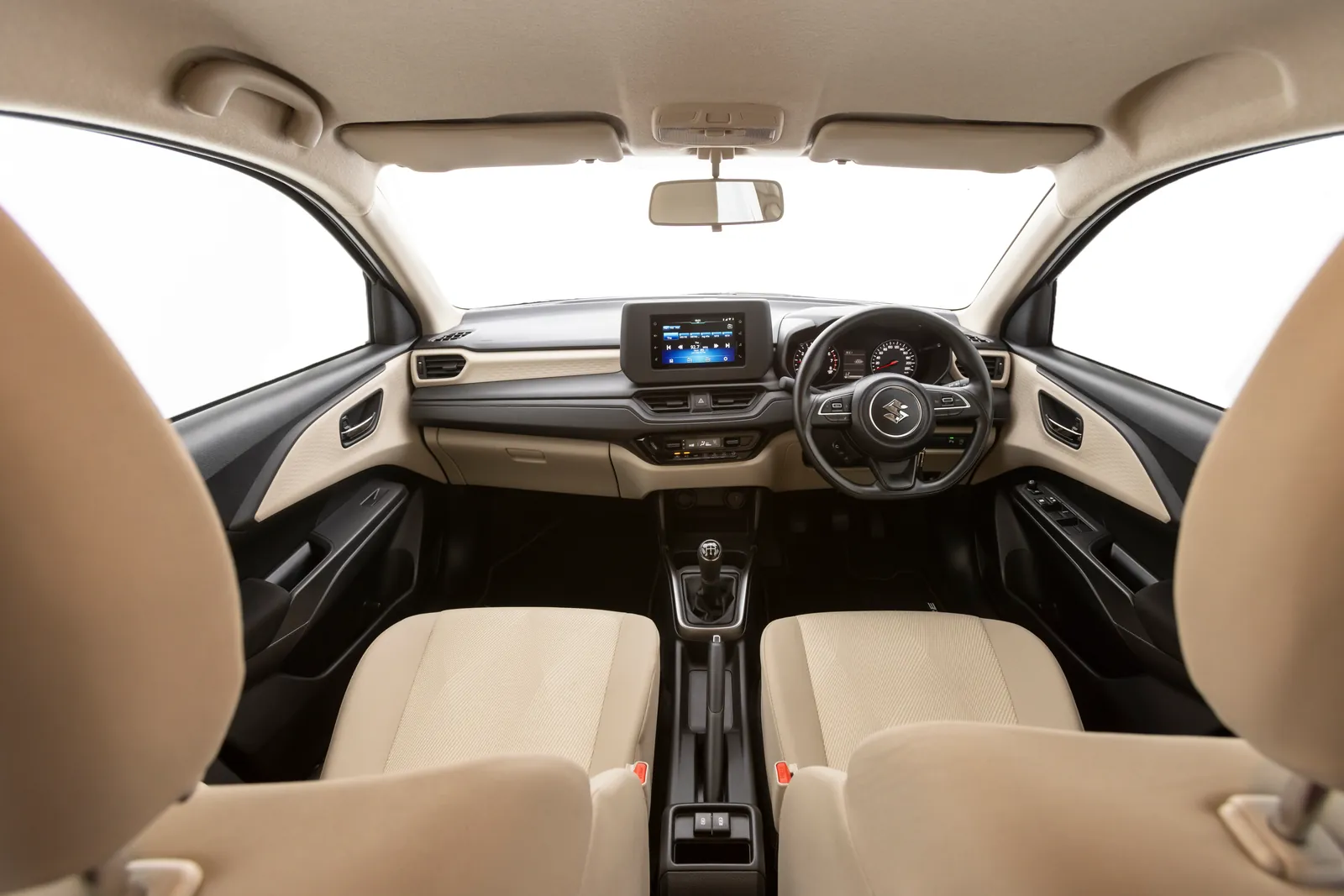 Suzuki Dzire, front seats